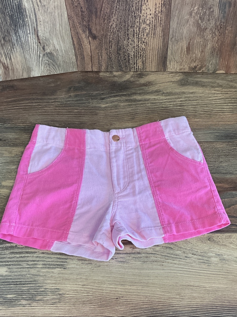 Joe's Kids Colorblock Corduroy Shorts Girls 6X 197B